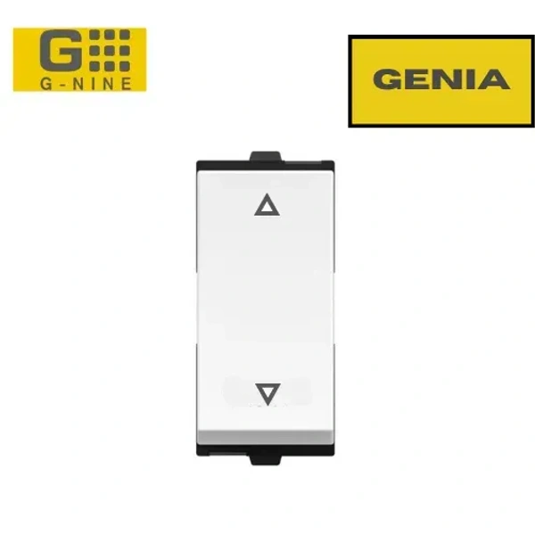 GM G-9 GENIA 6A 2 Way Switch (Glossy White)