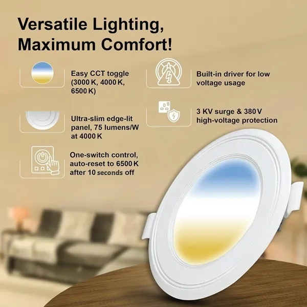 hAVELLS Havells Fazer Neo 3in1 Round LED Panel light - 10W