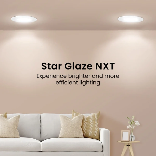 Crompton 8W Led Downlight Star Glaze NXT - 3000K