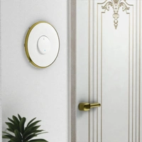 Anchor  6A 2M Door Bell Push -Saturn Misty Gold, 8426