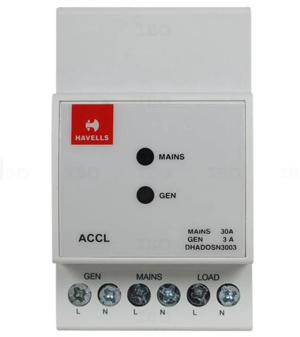 Havells ACCL 3M - Automatic Changeover & Current Limiter - GEN - 3A