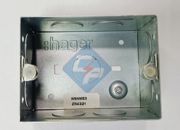 Hager 3M MS Box - WSNMB3 - Metal Boxes