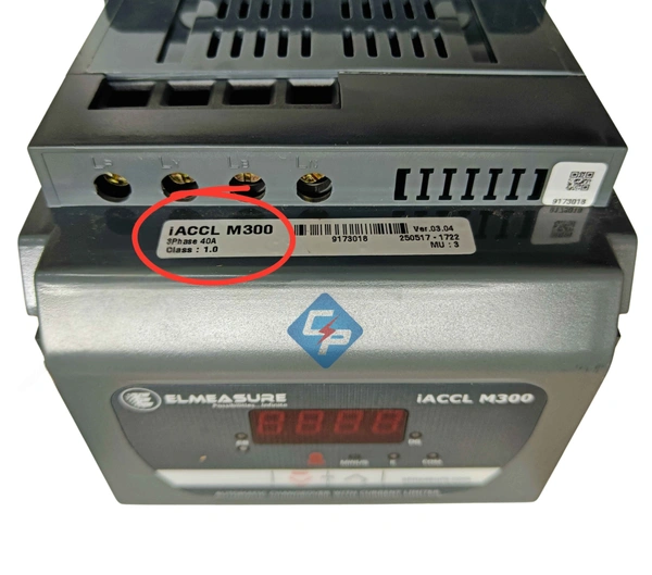 Elmeasure 40A Three Phase ACCL (Automatic Phase Changeover with Current Limiter)
