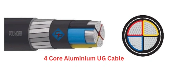 Polycab 25 Sqmm x 4 Core Aluminium UG Cable 1100v Polycab