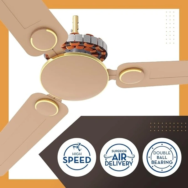 Crompton Montania 1200mm Ceiling Fan 1 Star - Gilded Beige