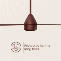 Crompton Energion Groove Ceiling Fan- Brown