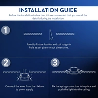 Crompton 3W Led Downlight Star Deep Glaze Pro - 6000K