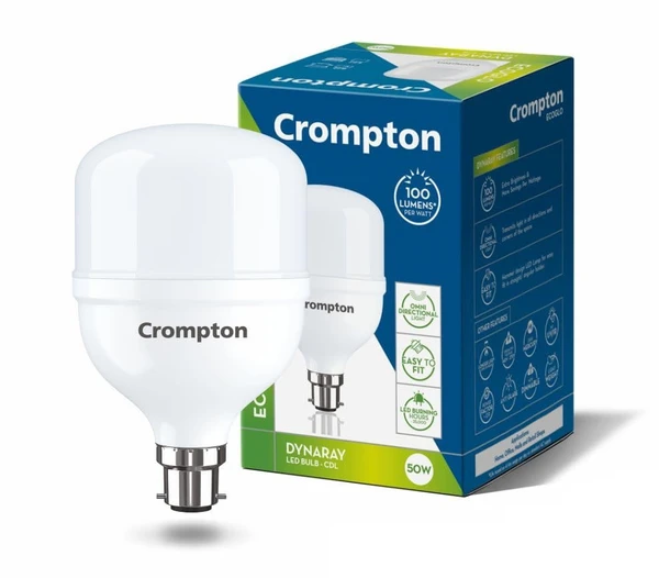 Crompton 50W High Wattage Led Bulb 6K - B22