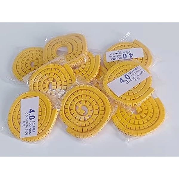 Ferrules, Cable Marker, 10 Numbers, (0 to 9, 1 Roll / Each) - 4.0 Sqmm