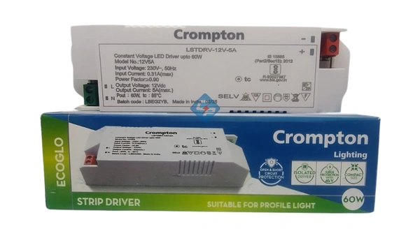 Crompton Profile LED Strip Driver 5A, 60W (for 240 LED Strip)