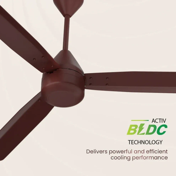 Crompton Energion Groove Ceiling Fan- Brown