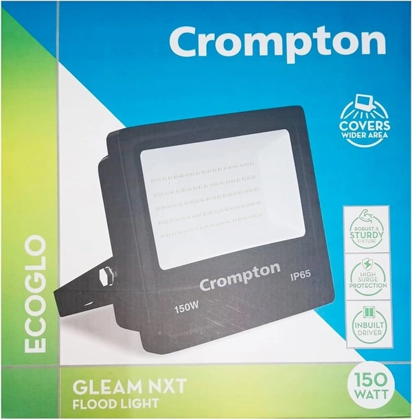 Crompton 150W LED Flood Light Crompton Gleam NXT Outdoor Waterproof
