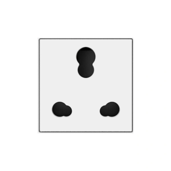 Hager 6 / 16A Socket White Protruded - WSNSK42