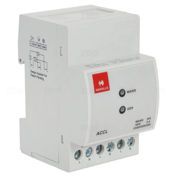 Havells ACCL 3M - Automatic Changeover & Current Limiter - GEN - 9A