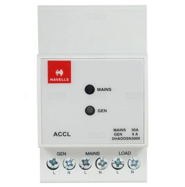 Havells ACCL 3M - Automatic Changeover & Current Limiter - GEN - 9A