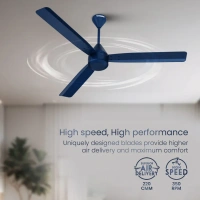 Crompton Energion Groove Ceiling Fan- Majolica Blue