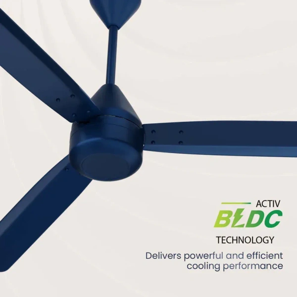 Crompton Energion Groove Ceiling Fan- Majolica Blue