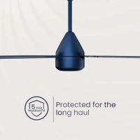 Crompton Energion Groove Ceiling Fan- Majolica Blue