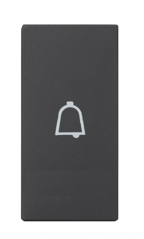 Hager 6A Bell Push Anthracite (Black) WSNBP11A Hager - 