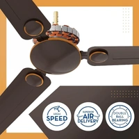 Crompton Montania 1200mm Ceiling Fan 1 Star - Smoked Brown