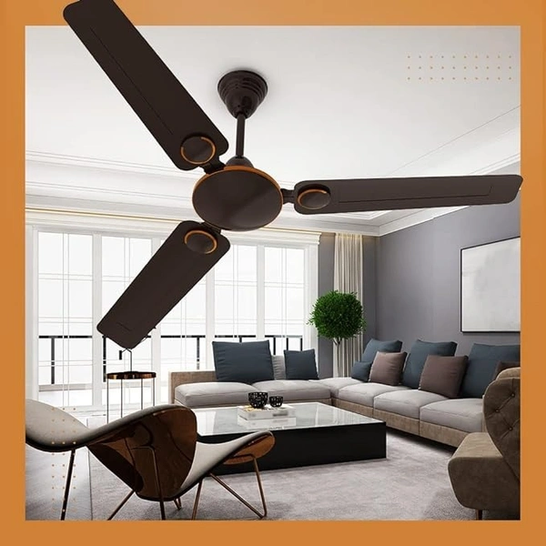 Crompton Montania 1200mm Ceiling Fan 1 Star - Smoked Brown