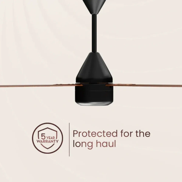 Crompton Energion Groove Ceiling Fan- Dark Cherrywood