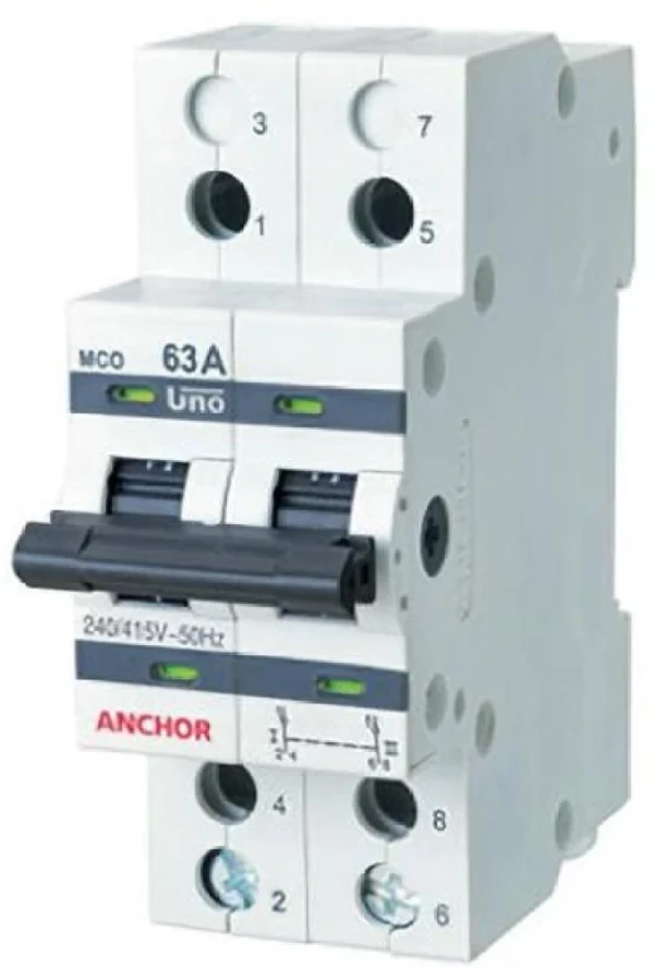 Anchor DP MCB Changeover Switch - 40A DP