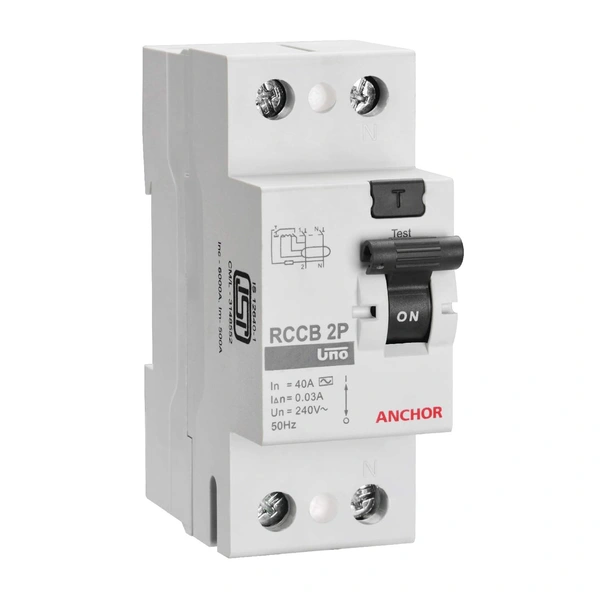 Anchor RCCB DP - 25A 30mA