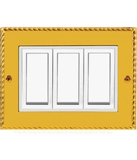 Anchor Roma Classic Gold Frame Plate - 8M Square