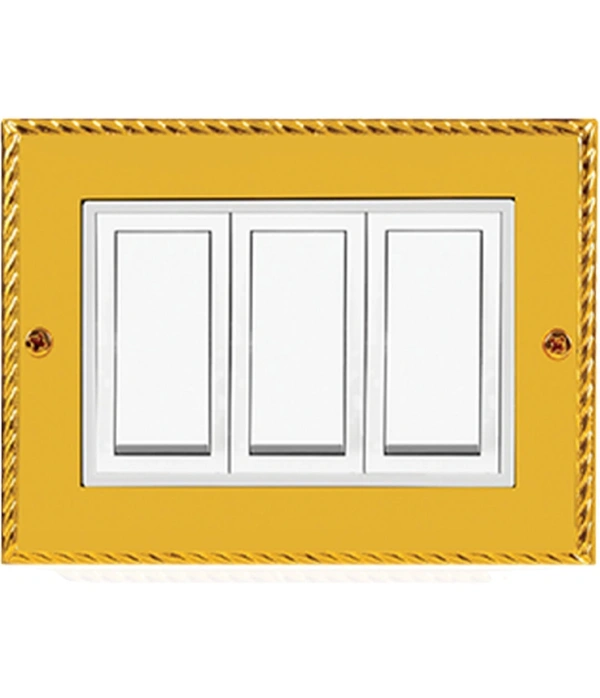 Anchor Roma Classic Gold Frame Plate - 8M Square