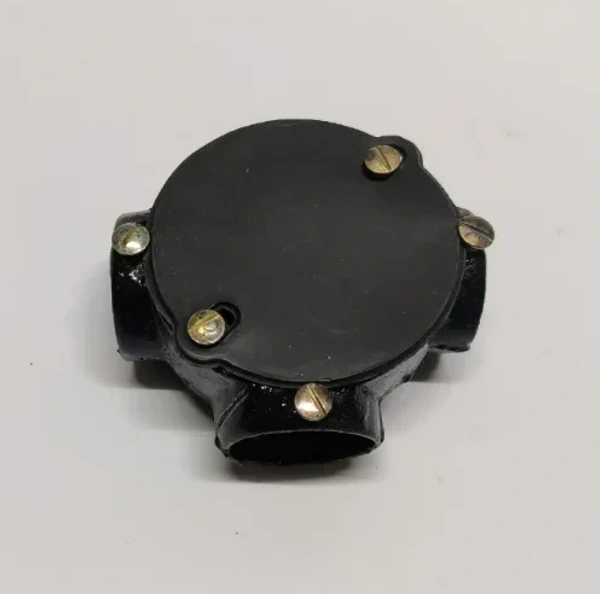25MM 3Way Metal MS Flat Junction Box (Dozen) - 25MM - 3 Way