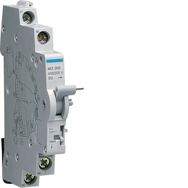 Hager MCB Trip Alarm Contact 1NO+1NC - MZ202 Hager