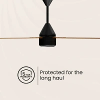Crompton Energion Groove Ceiling Fan- Light Pine