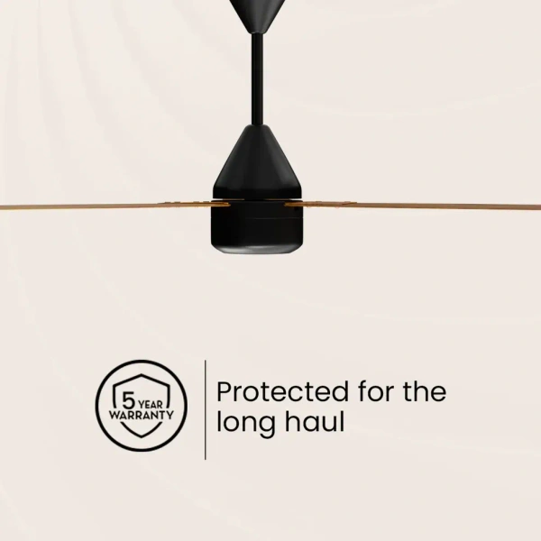 Crompton Energion Groove Ceiling Fan- Light Pine