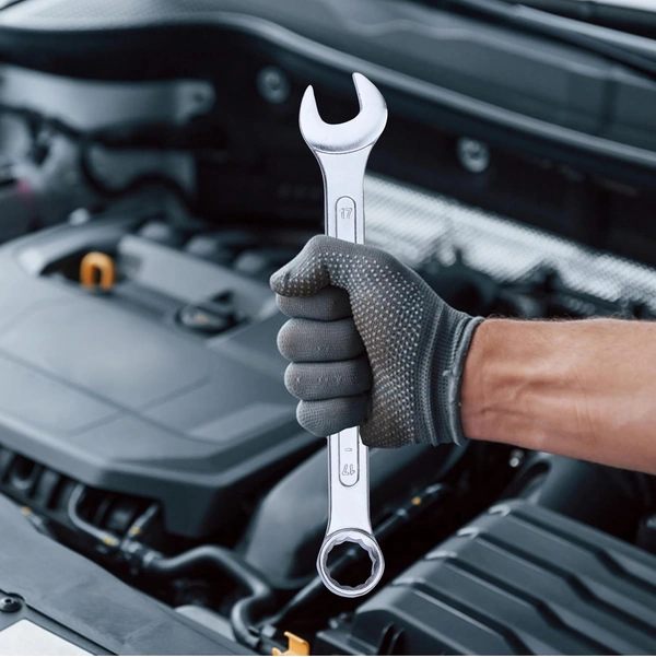 Taparia Steel 8 to 17 Combination Spanner Set (Silver, Pack of 6)