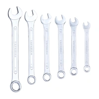 Taparia Steel 8 to 17 Combination Spanner Set (Silver, Pack of 6)