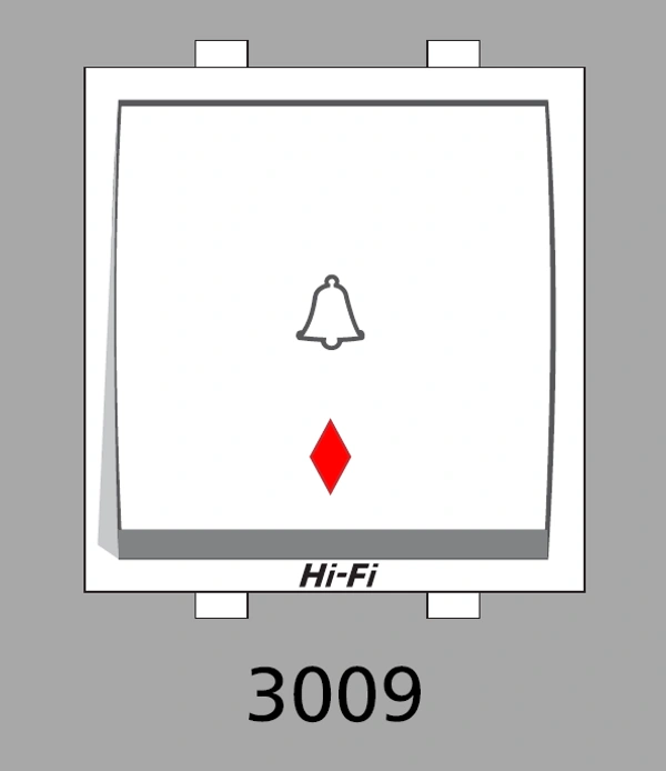 Hi Fi HiFi 10A Bell Push WI 2M