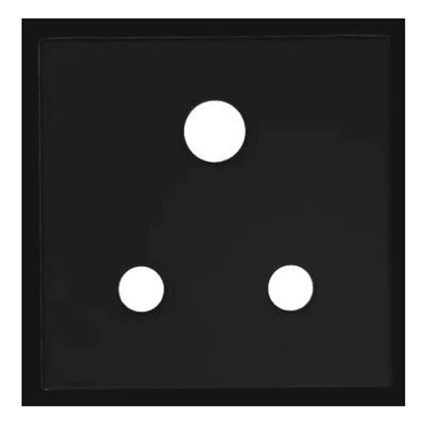 Hager 6A Indian Socket Anthracite (Black) WSNSK72A Hager - 