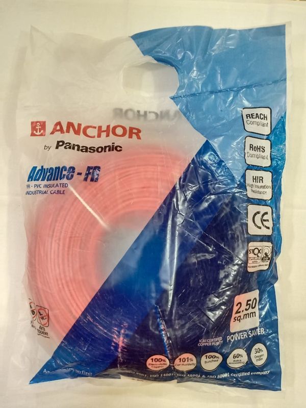 Anchor Advance FR Wire 2.5 Sqmm 180Mtr - Red