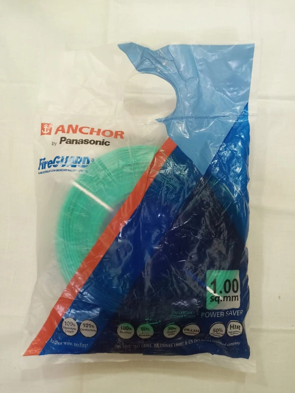 Anchor Advance FRLSH Wire 1.0 Sqmm 180Mtr - Green