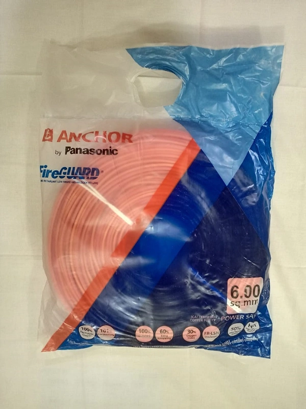 Anchor Advance FRLSH Wire 6.0 Sqmm 180Mtr - Yellow