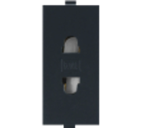 Anchor Roma2Pin Socket 6A - Black 21667MB