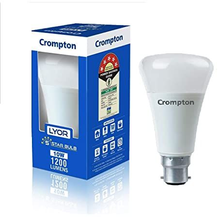 Crompton 10W Led Bulb 6K B22