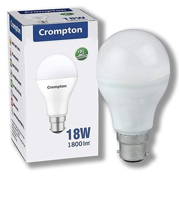 Crompton 18 W Standard B22 LED Bulb Price in India - Buy Crompton 18 W  Standard B22 LED Bulb online at