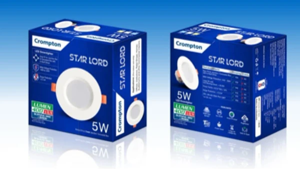 Crompton 5W Led Downlight Star Lord Pro - 3000K