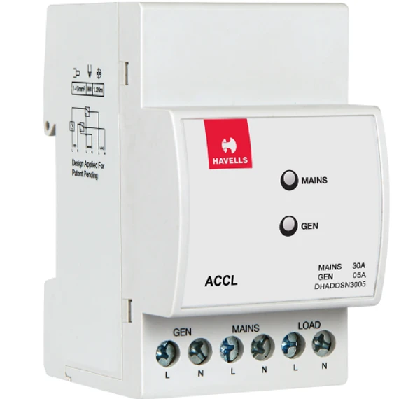 Havells ACCL 3M - Automatic Changeover & Current Limiter - GEN - 3A