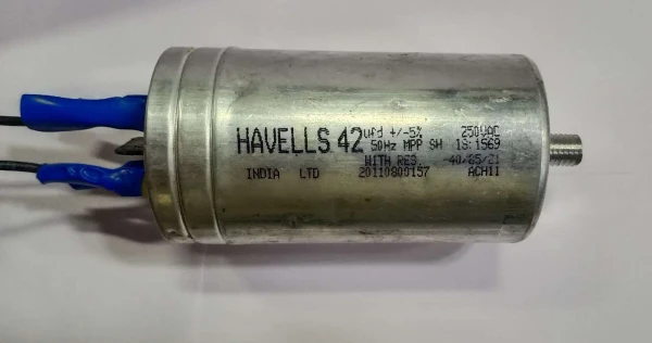 Havells Lighting Capacitor 42 MFD 250V Aluminium Can