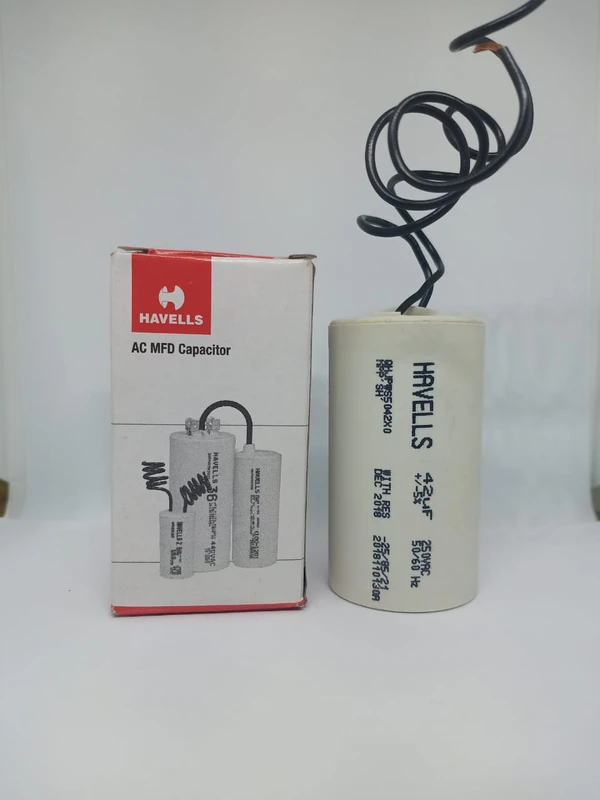 Havells Lighting Capacitor 42 MFD 250V Plastic Can