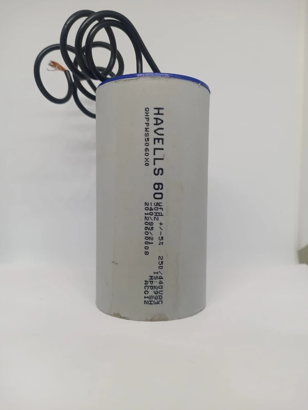 Havells Motor Capacitor 60 MFD 250/440V Plastic