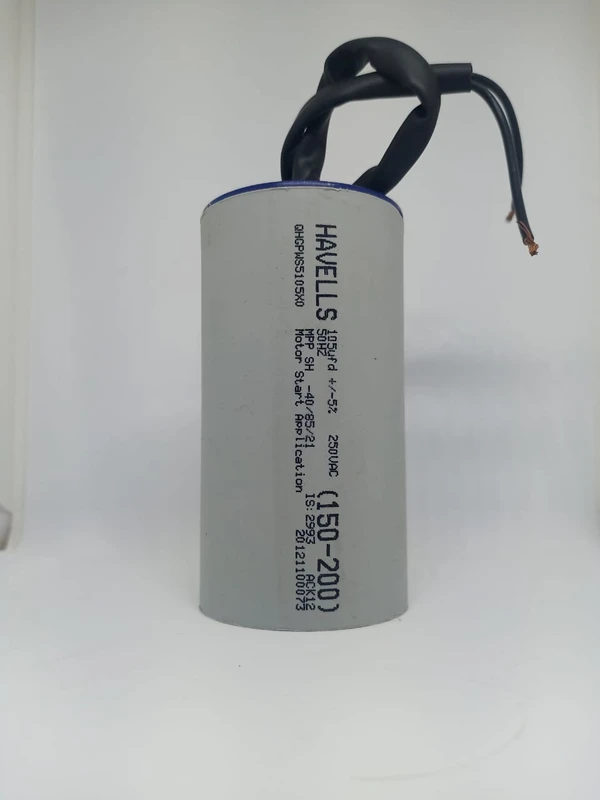 Havells Motor Start Capacitor 150/200 (105) MFD Plastic